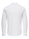 Onscaiden Lino Camisa White - Only &amp; Sons