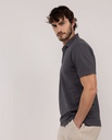 Polo Piqué Garment Dyed Antracita - El Ganso