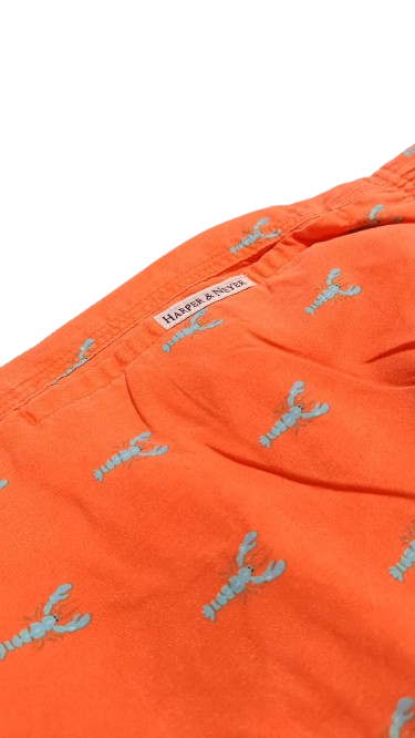 Bañador Print Langosta Coral Peach - Harper &amp; Neyer