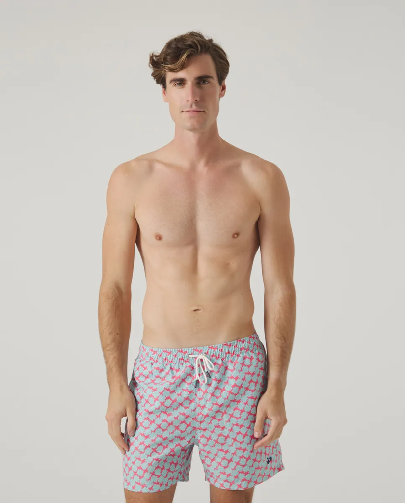 Bañador Flowers Frambuesa - Scotta