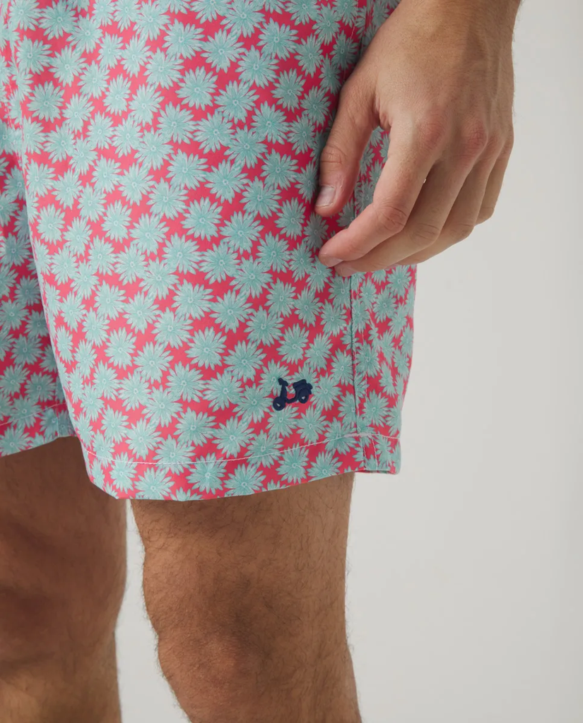 Bañador Flowers Frambuesa - Scotta