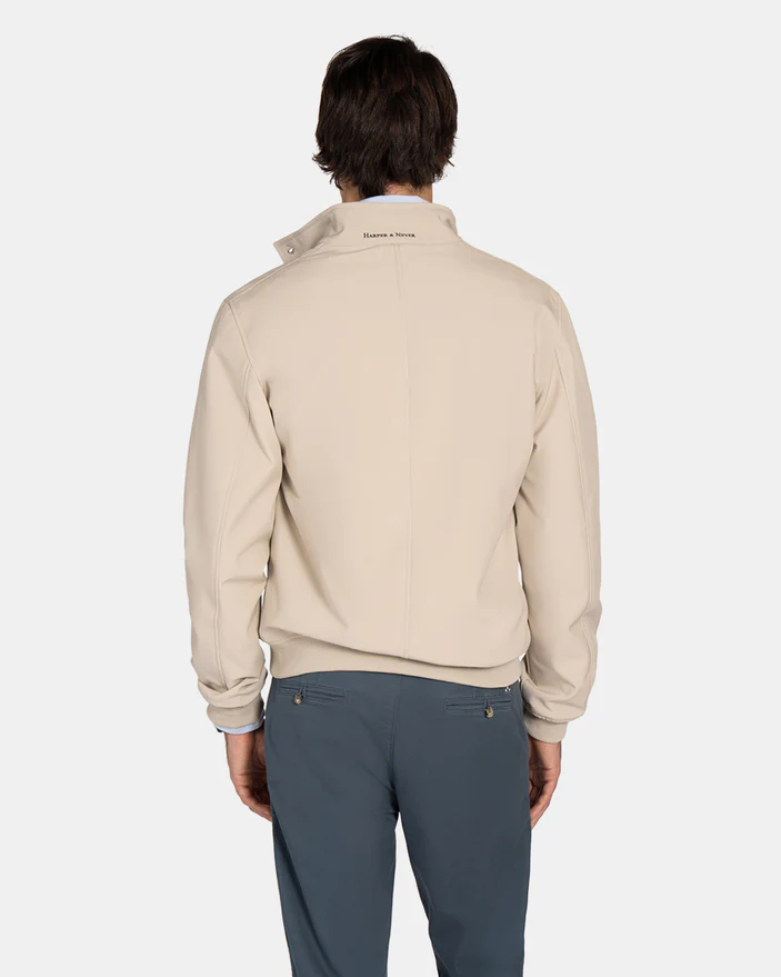 Chaqueta Harrington Cuello Mao Raw Tofu - Harper &amp; Neyer