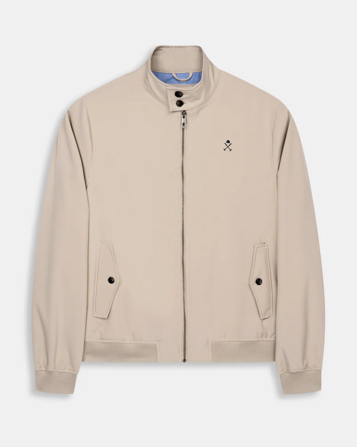 Chaqueta Harrington Cuello Mao Raw Tofu - Harper &amp; Neyer