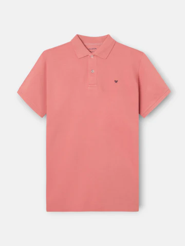 Polo Clásico Liso Coral - Silbon