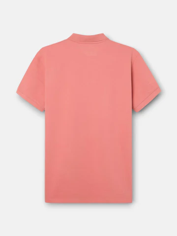 Polo Clásico Liso Coral - Silbon