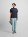 Camiseta Lisa Minilogo Parche Azul Marino - Silbon