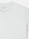 Camiseta Lisa Minilogo Parche Verde Claro - Silbon