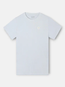 Camiseta Lisa Minilogo Parche Azul Claro - Silbon