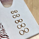 Aros Básicos 0,1cm Dorado