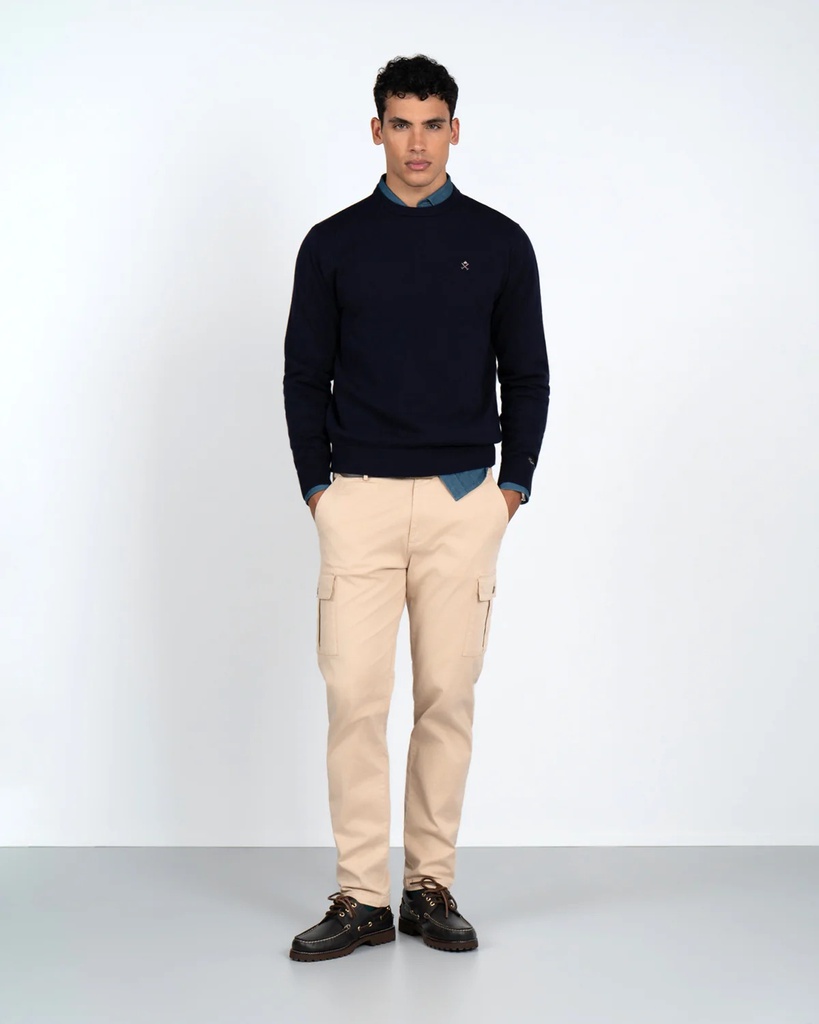 Jersey R Neck Navy Blue - Harper &amp; Neyer