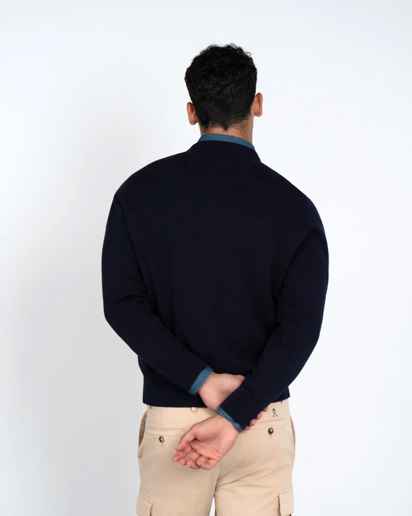 Jersey R Neck Navy Blue - Harper &amp; Neyer
