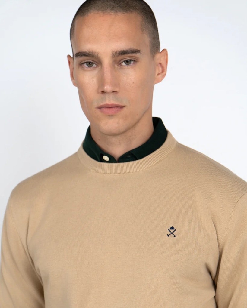 Jersey R Neck Golden Sand - Harper &amp; Neyer