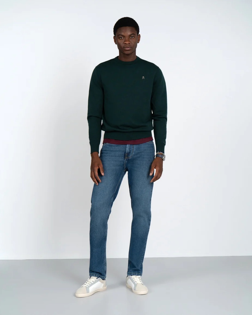 Jersey R Neck Green Forest - Harper &amp; Neyer