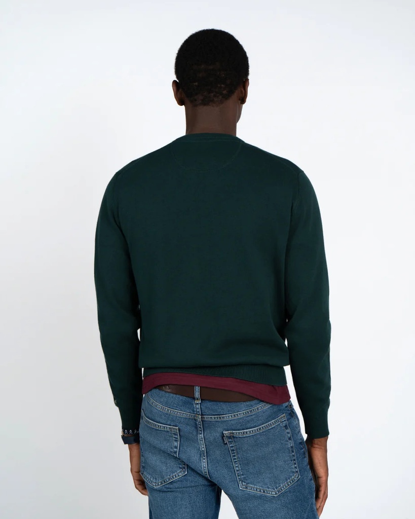 Jersey R Neck Green Forest - Harper &amp; Neyer