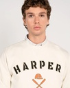 Sudadera Crew-Neck Retro Cloud White - Harper &amp; Neyer