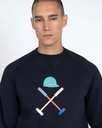 Sudadera Ranglan Vermont Dark Navy Blue - Harper &amp; Neyer