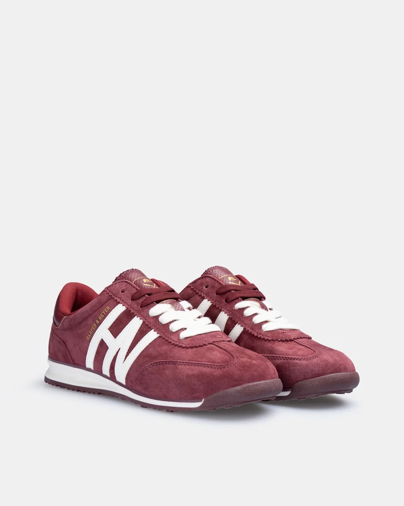 Sneaker Brighton Club Rich Burgundy - Harper &amp; Neyer
