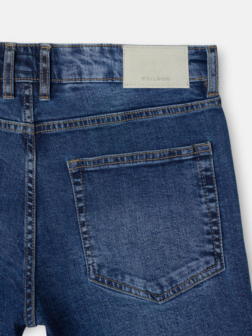 Pantalon Sport Denim Azul Oscuro - Silbon