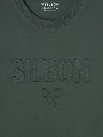 Camiseta Silbon Patch Tono Khaki - Silbon