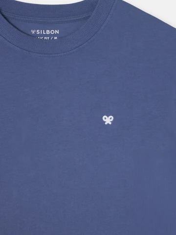 Camiseta Les Raquettes Azul Indigo - Silbon
