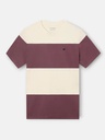 Camiseta Raya Ancha Burdeos - Silbon