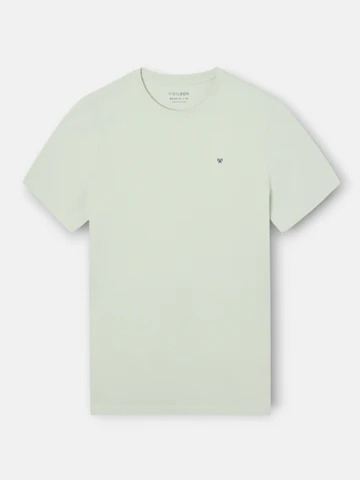 Camiseta Clásica Minilogo Verde Claro - Silbon