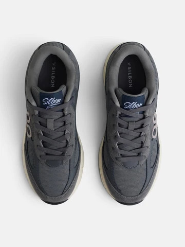 Zapatilla Running Tono Gris - Silbon