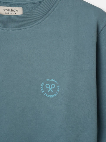 Sudadera Traveller Club Petroleo - Silbon