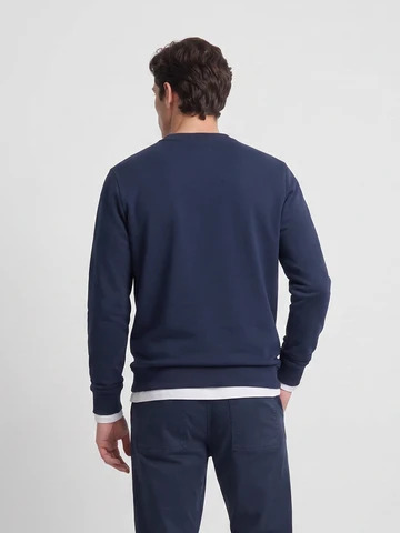 Sudadera Relaxed Fit Silbon Bordado Azul Marino - Silbon