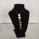 Collar Largo Óvalos Dorado