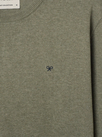 Jersey Cuello Redondo Verde Gris - Silbon