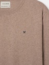 Jersey Cuello Redondo Marrón Claro - Silbon