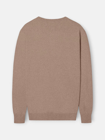 Jersey Cuello Redondo Marrón Claro - Silbon