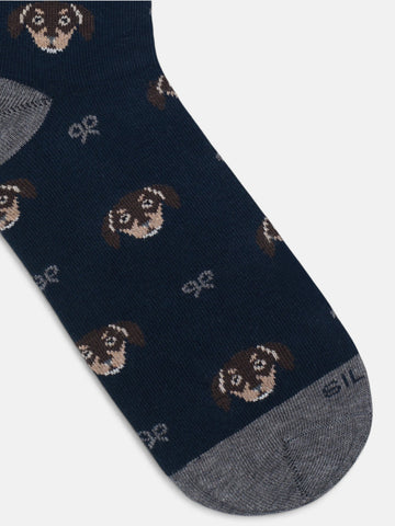 Calcetín Dog Raquetas Gris - Silbon