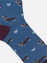 Calcetín Silbon Doggy Azul - Silbon