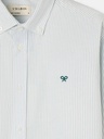 Camisa Sport Oxford Rayas Verde - Silbon
