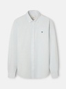 Camisa Sport Oxford Rayas Verde - Silbon