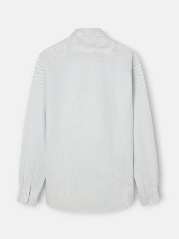 Camisa Sport Oxford Rayas Verde - Silbon
