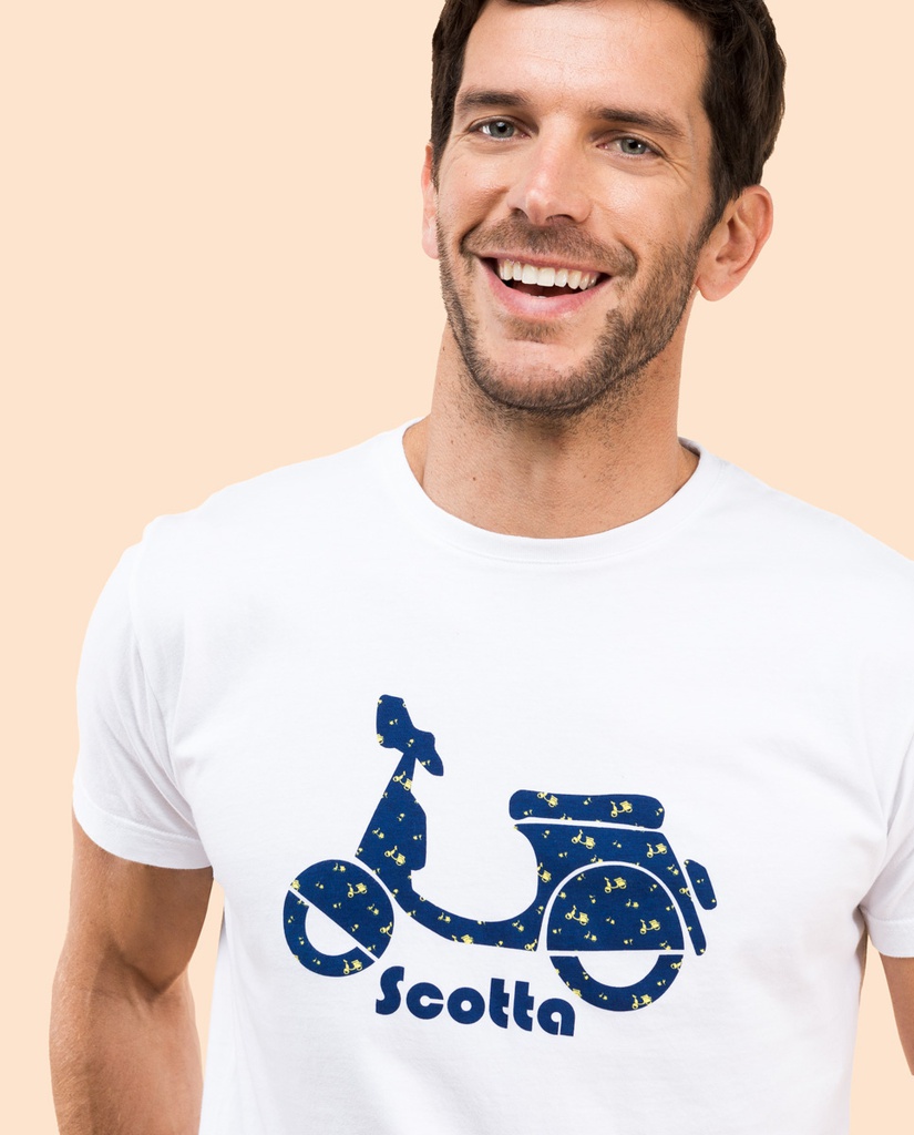 Camiseta Multilogo Blanco - Scotta