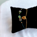 Pulsera Doble Heart (Dorado)