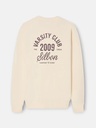 Sudadera Varsity Club Crema - Silbon