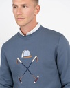 Sudadera Crew-Neck Heritage Blue Tide -  Harper &amp; Neyer