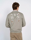 Sudadera Crew-Neck Monogram English Moss -  Harper &amp; Neyer