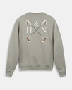 Sudadera Crew-Neck Monogram English Moss -  Harper &amp; Neyer
