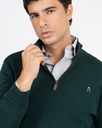 Jersey Zipper Green Forest - Harper &amp; Neyer