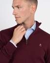 Jersey Zipper Rich Burgundy - Harper &amp; Neyer