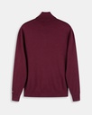 Jersey Zipper Rich Burgundy - Harper &amp; Neyer
