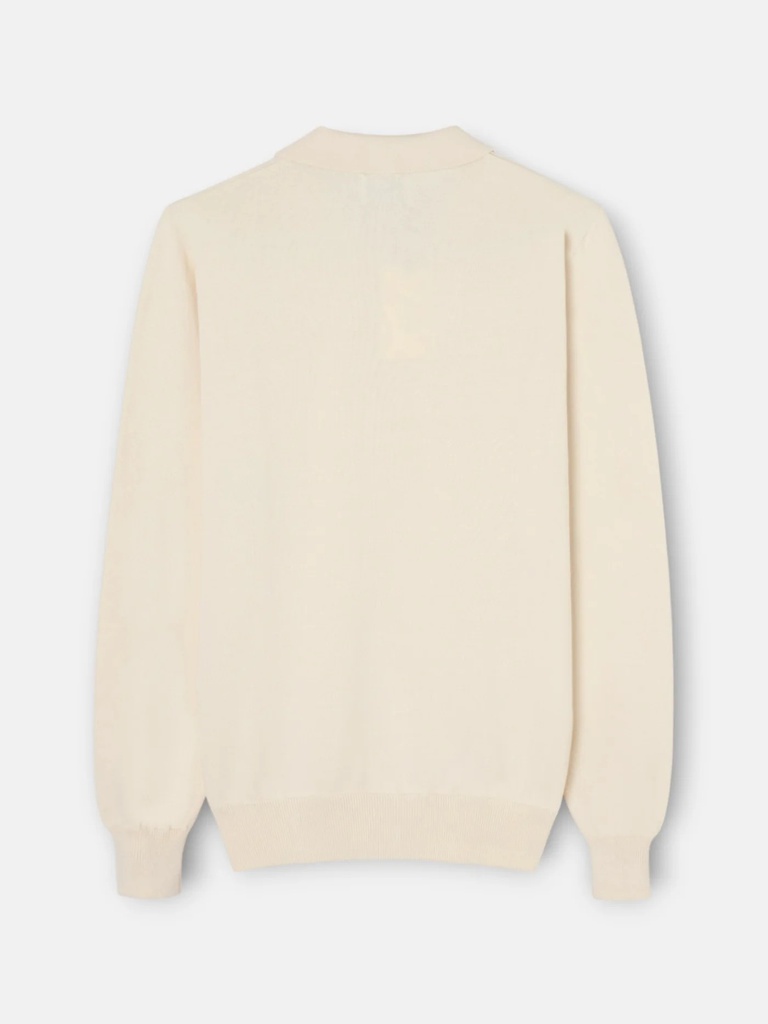 Jersey Cuello Polo Piedra - Silbon