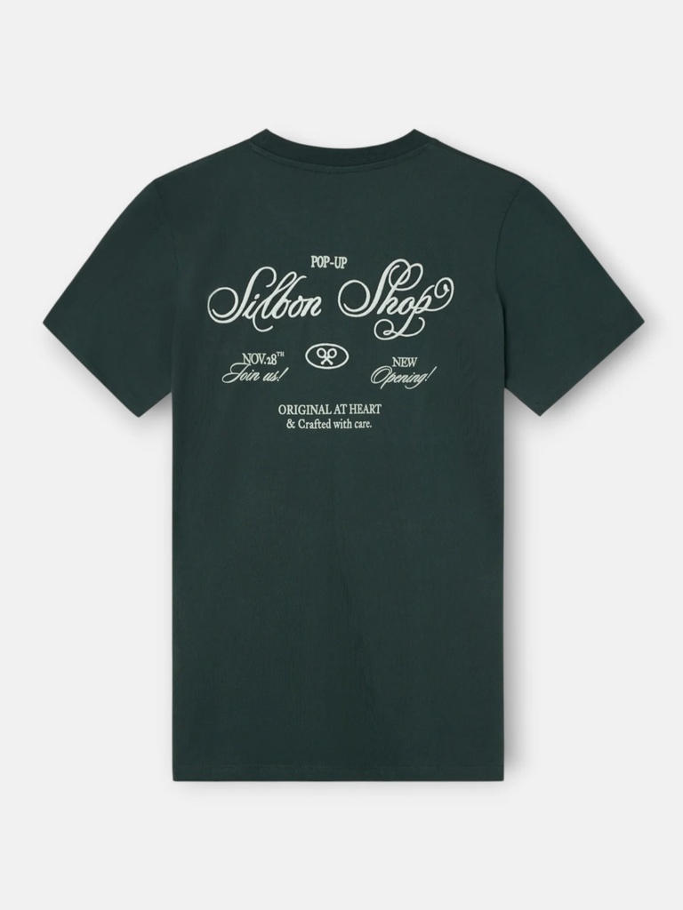 Camiseta Silbon Shop Verde Oscuro - Silbon