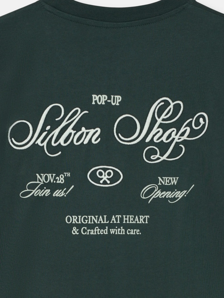 Camiseta Silbon Shop Verde Oscuro - Silbon